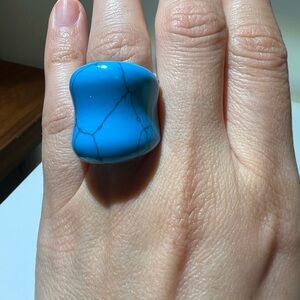 FAC Blue Statement Ring